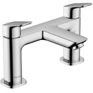 hansgrohe-logis-chrome-twin-lever-2-hole-rim-mounted-bath-mixer-tap-
