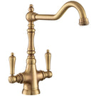 rangemaster-waverley-antique-brass-twin-lever-kitchen-sink-mixer-tap-