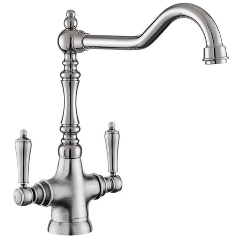 Rangemaster Waverley Twin Lever Kitchen Sink Mixer Tap in Classic Finishes