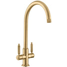 rangemaster-hemlock-gold-twin-lever-kitchen-sink-mixer-tap-
