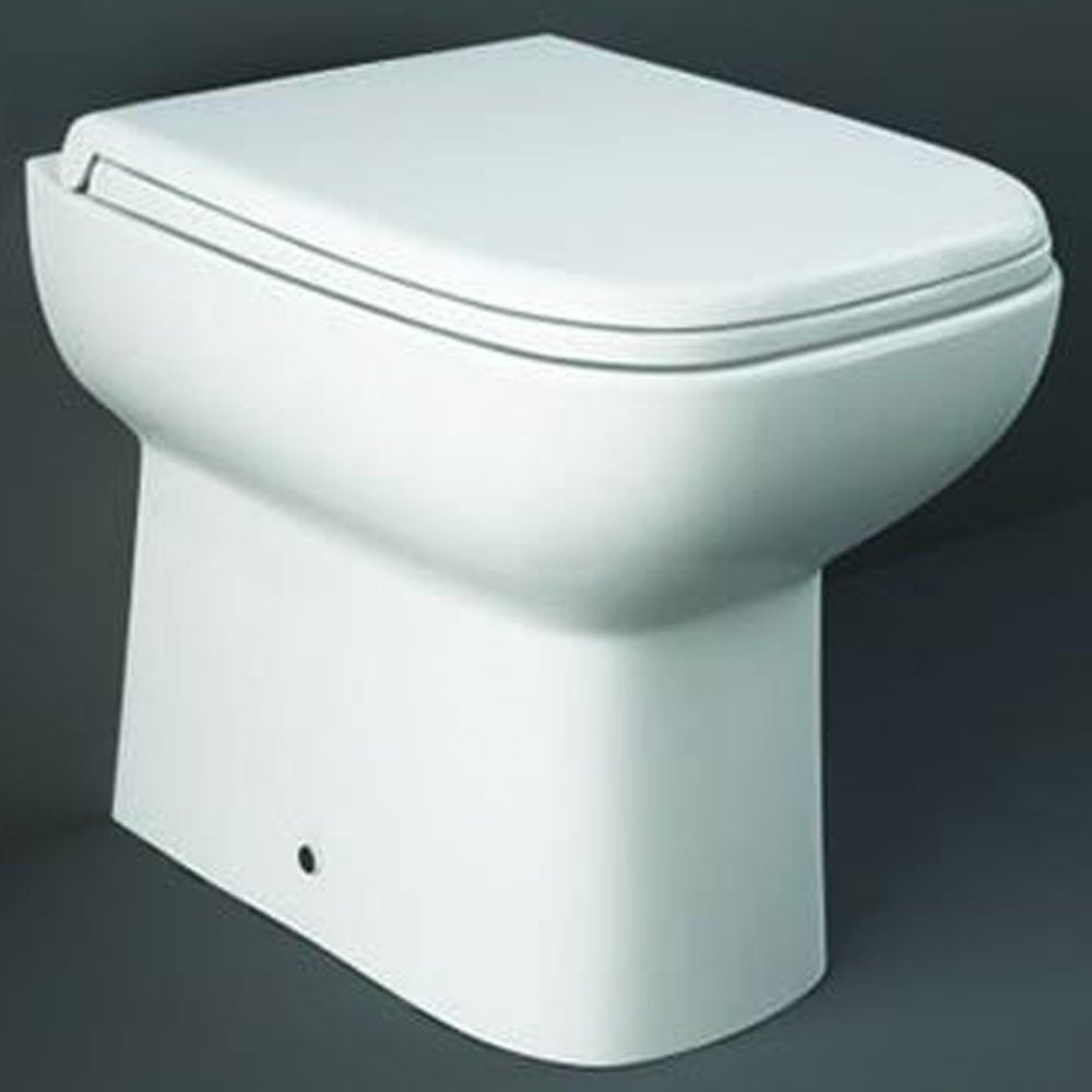 RAK Origin Alpine White Back To Wall Pan with Universal Trap - ORG17AWHA