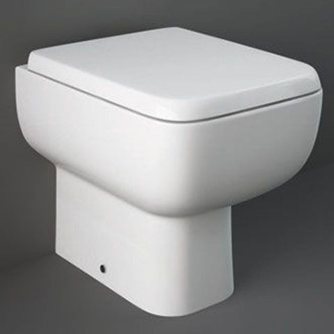 RAK Series 600 Alpine White Rimless Back To Wall Hung Toilet Pan - SE17AWHA