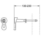 grohe-rapid-sl-chrome-front-wall-brackets---3855800m-