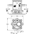 grohe-black-rough-in-set-12-concealed-body-floor-stand---45984001-