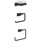 hansgrohe-addstoris-matt-black-cloakroom-with-soap-dish-towel-ring--roll-holder-