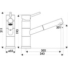 luisina-matt-black-single-lever-swivel-spout-pull-out-kitchen-mixer-tap-rc601ndo079-