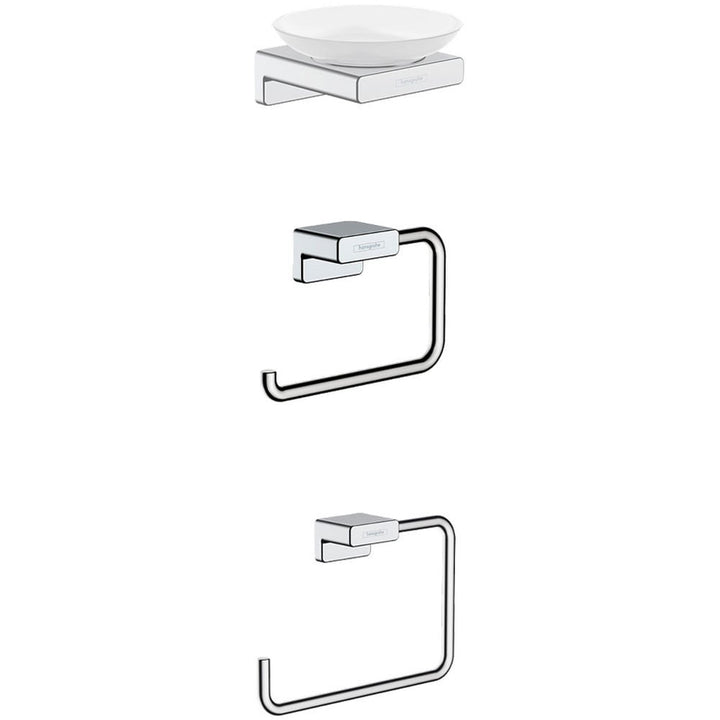 hansgrohe-addstoris-chrome-cloakroom-with-soap-dish-towel-ring--roll-holder-