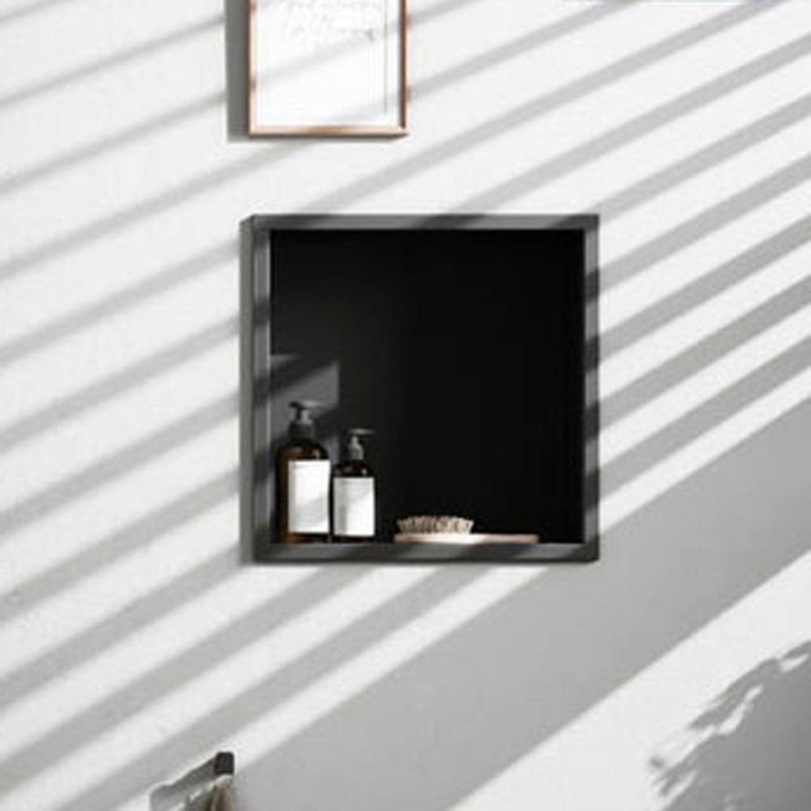 Hansgrohe XtraStoris Original 300x300mm Wall Niche with Integrated Frame