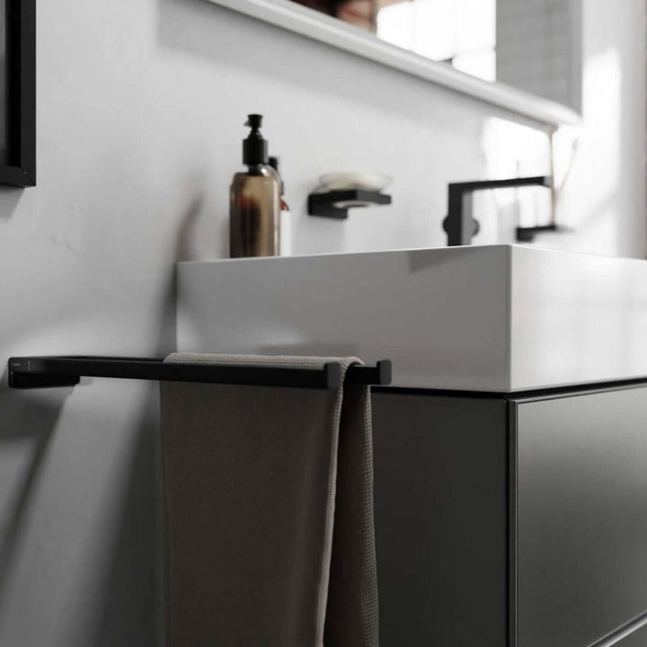 hansgrohe-addstoris-matt-black-445mm-twin-towel-handle-
