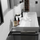 hansgrohe-addstoris-matt-black-445mm-twin-towel-handle-