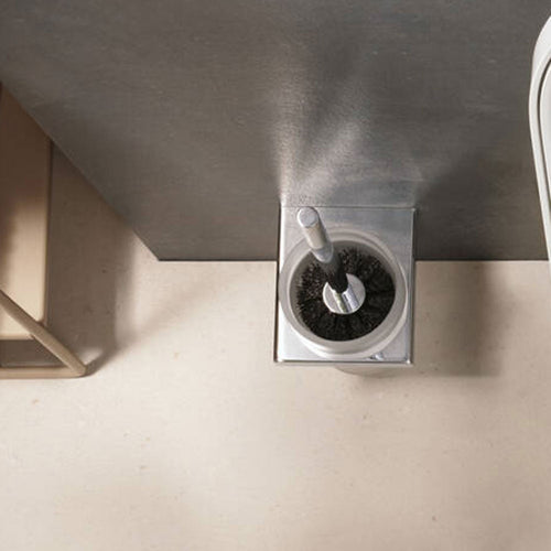 Hansgrohe AddStoris Q Wall Mounted Toilet Brush Holder with Stylish Modern Design