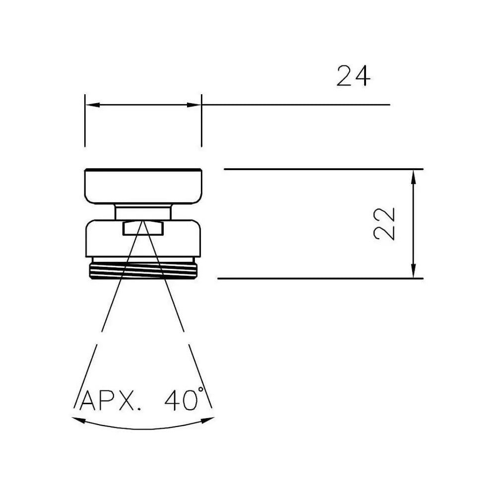Abode Revolve Chrome Aerator