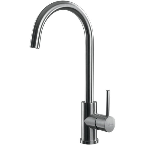 Luisina Single Lever Swivel Spout Kitchen Mixer Tap Stainless Steel Finish
