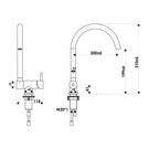 luisina-matt-black-single-lever-swivel--folding-spout-kitchen-mixer-tap-rc316063-
