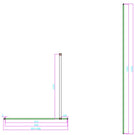scudo-minos-framed-glass-1000mm-panel-black--stabilising-bar-