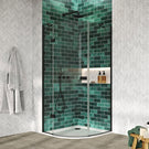scudo-athena-800-x-800-x-6mm-hinged-quadrant-shower-enclosure-with-black-conversion-kit-