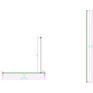 scudo-minos-framed-glass-panel-1200mm-brushed-brass--stabilising-bar-