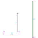 scudo-minos-framed-glass-900mm-panel-black--stabilising-bar-