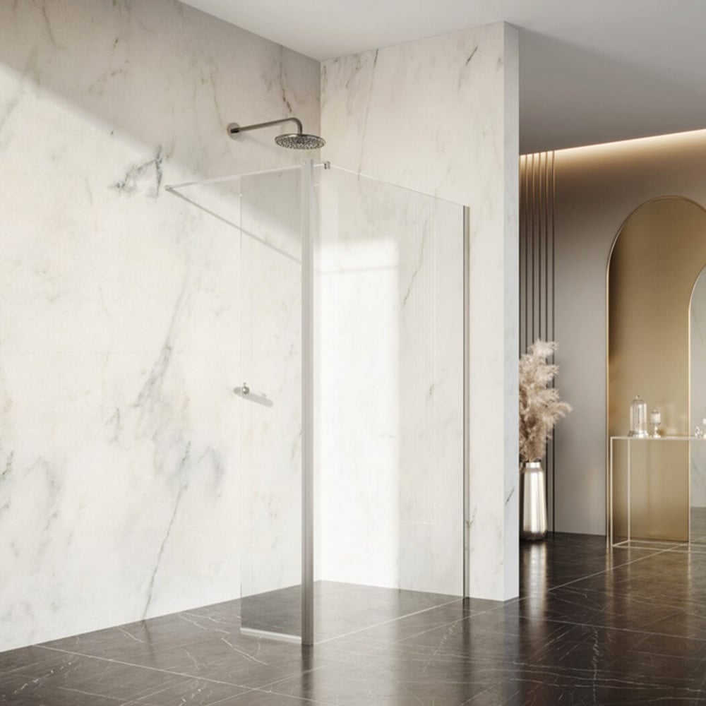 Scudo Minos Chrome Swivel Panel 200mm - MINSWIVEL200