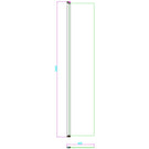 scudo-minos-chrome-swivel-panel-400mm---minswivel400-