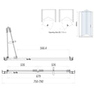 scudo-s6-chrome-bifold-semi-frameless-door-800mm---s6-glass023-