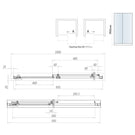 scudo-s6-black-glass-6mm-sliding-door-1000mm---s6-blkglass013-