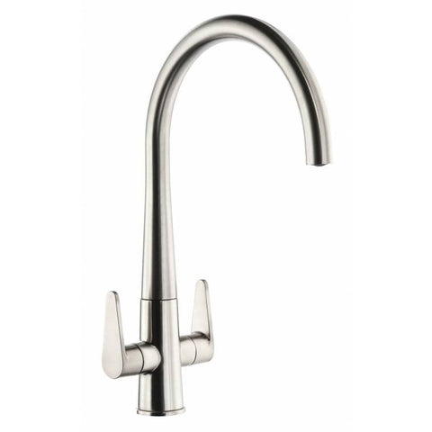 Abode Coniq-R Twin Lever Kitchen Sink Tap