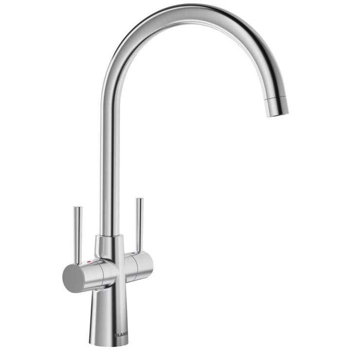 blanco-max-ii-steel-twin-lever-swivel-spout-kitchen-sink-mixer-tap-