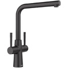blanco-lax-matt-black-twin-lever-swivel-spout-kitchen-sink-mixer-tap-