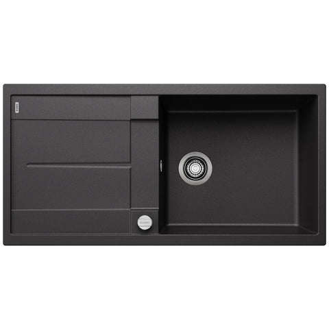 Blanco Metra XL 6 S 1.0 Bowl Anthracite Granite Reversible Kitchen Sink & Pop-up Waste