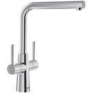 blanco-lax-steel-twin-lever-swivel-spout-kitchen-sink-mixer-tap-