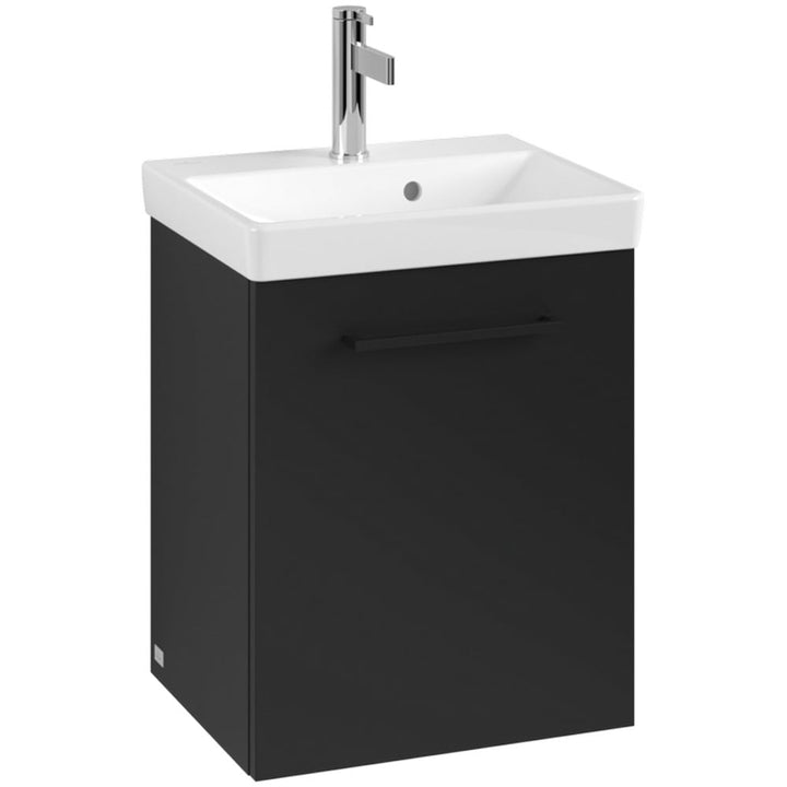 villeroy--boch-avento-volcano-black-450mm-wall-hung-vanity-unit-with-black-handles--basin-a88711vl73584501-