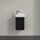 villeroy--boch-avento-volcano-black-350mm-wall-hung-vanity-unit-with-black-handles--basin-tap-on-left-