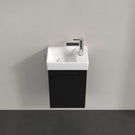 villeroy--boch-avento-volcano-black-350mm-wall-hung-vanity-unit-with-black-handles--basin-tap-on-right-