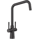 blanco-jax-matt-black-twin-lever-swivel-spout-kitchen-sink-mixer-tap-