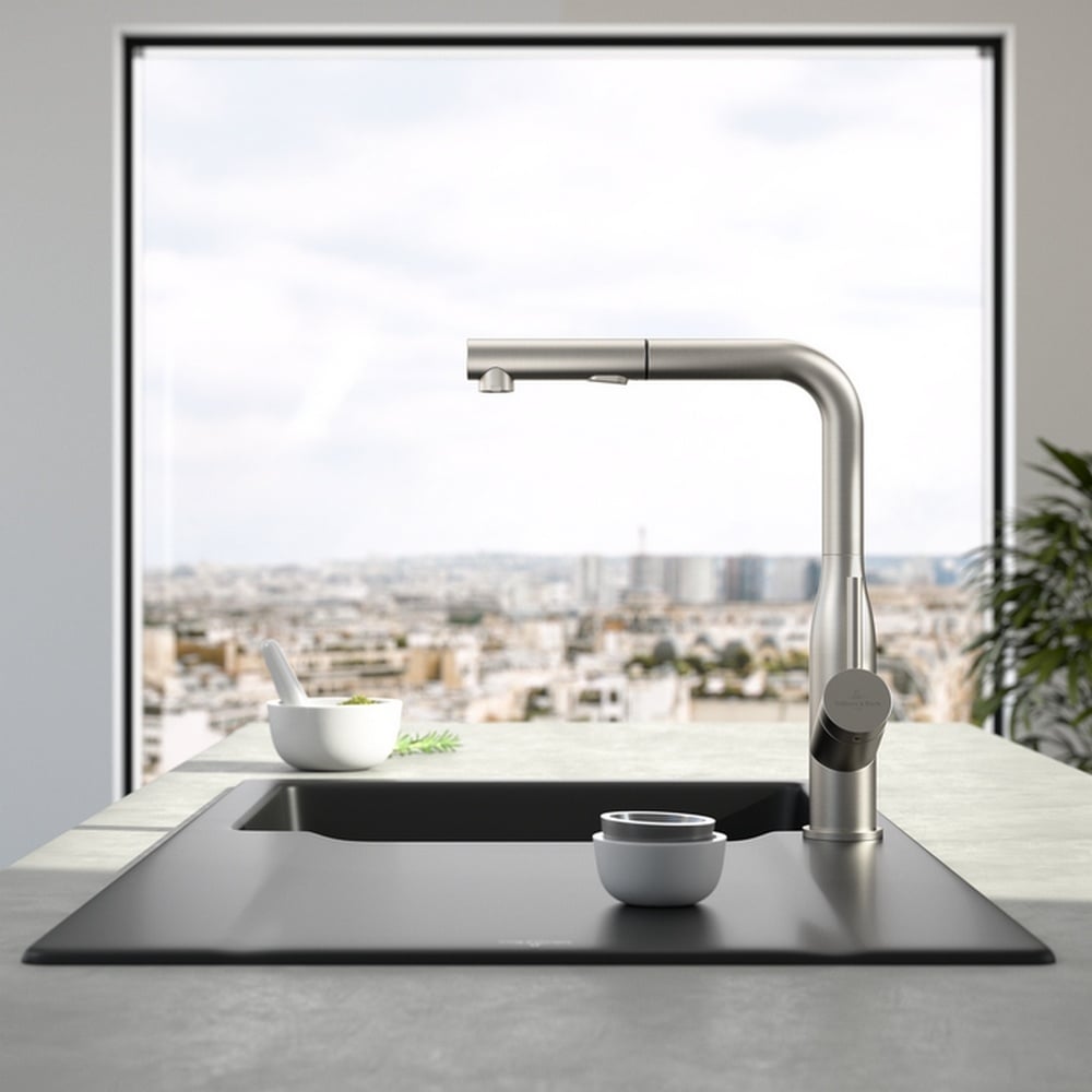 Villeroy & Boch Subway Stainless Steel Kitchen Sink Tap 928500 Series