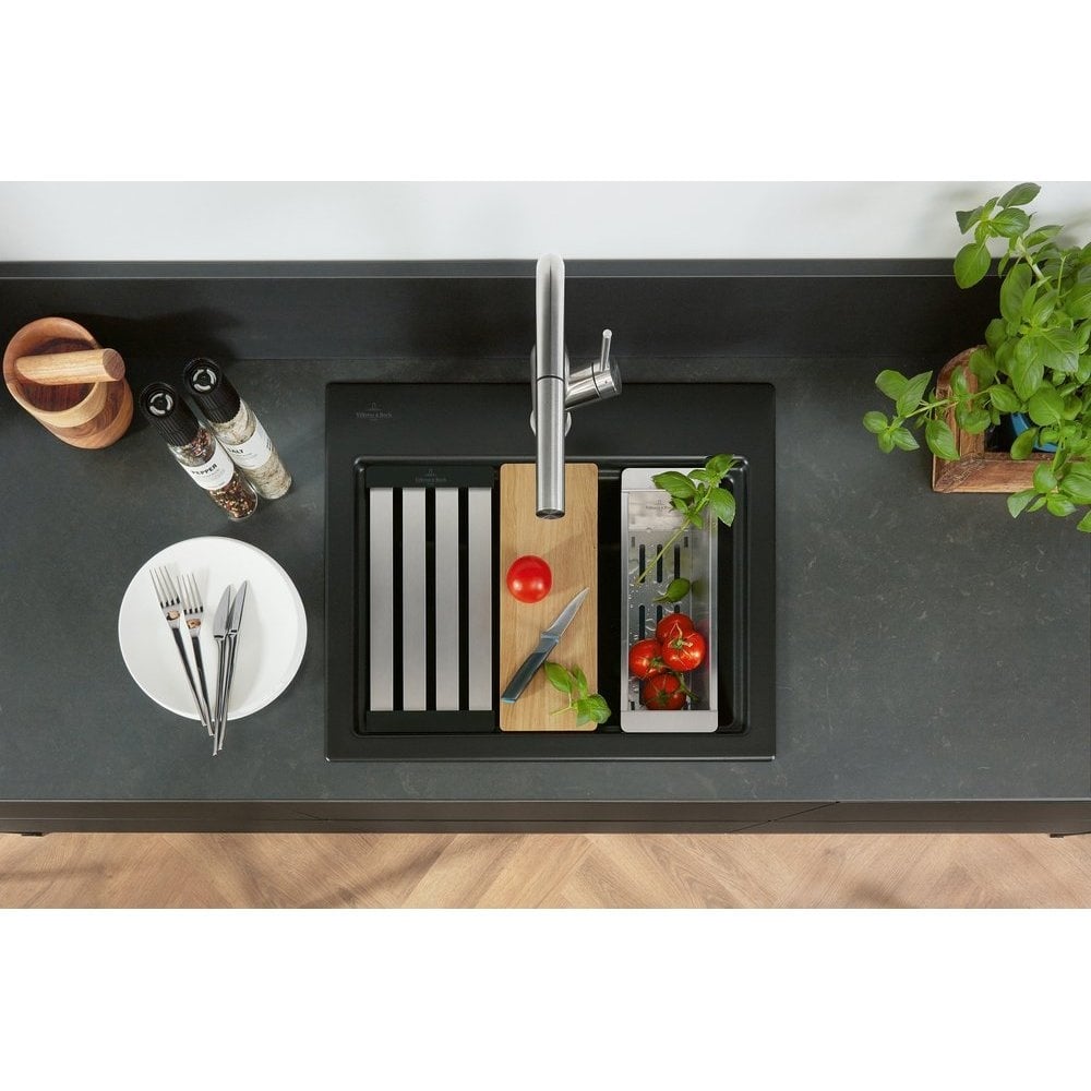 Villeroy & Boch Subway Stainless Steel Kitchen Sink Tap 928500 Series