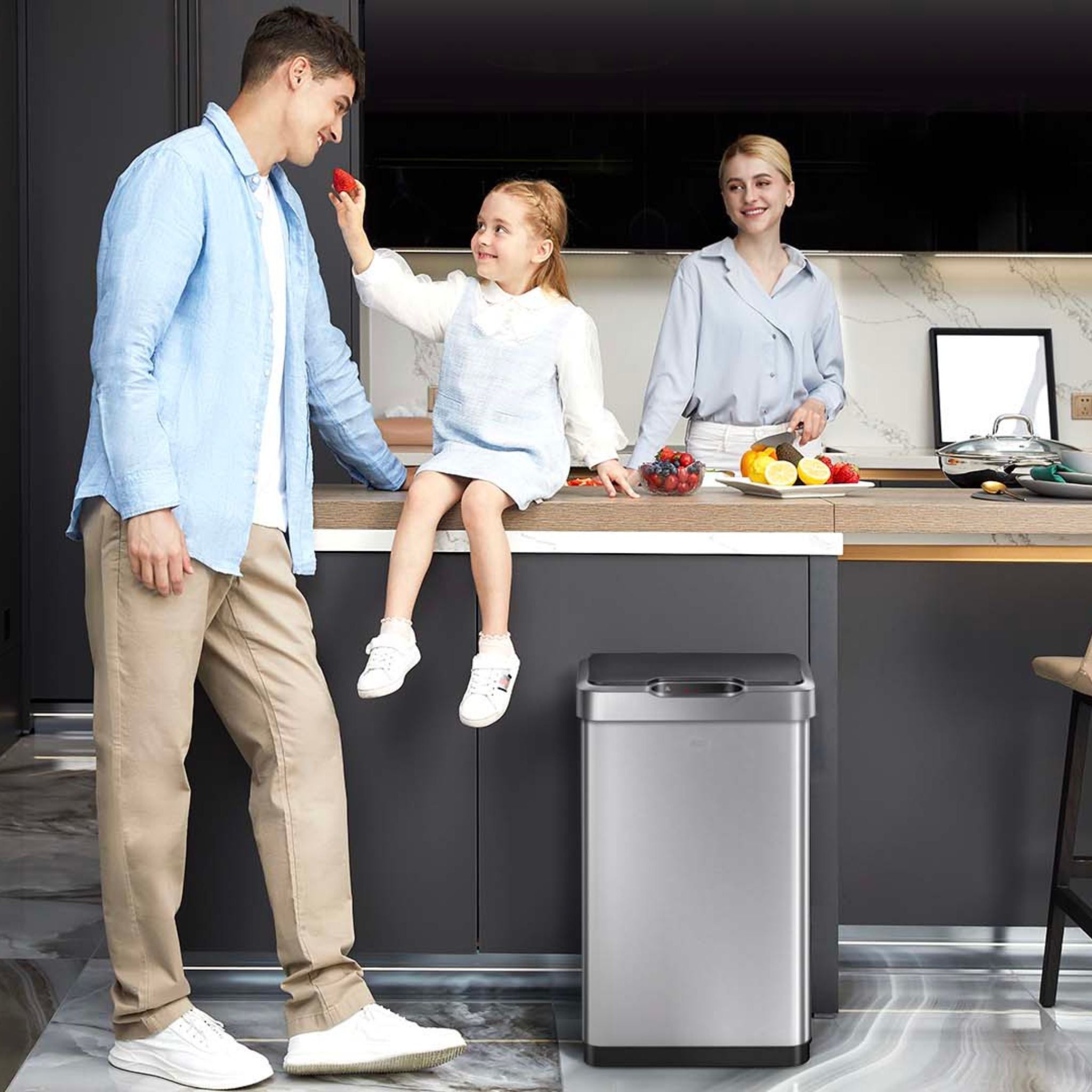 EKO Mirage T 50L Motion Sensor Kitchen Bin