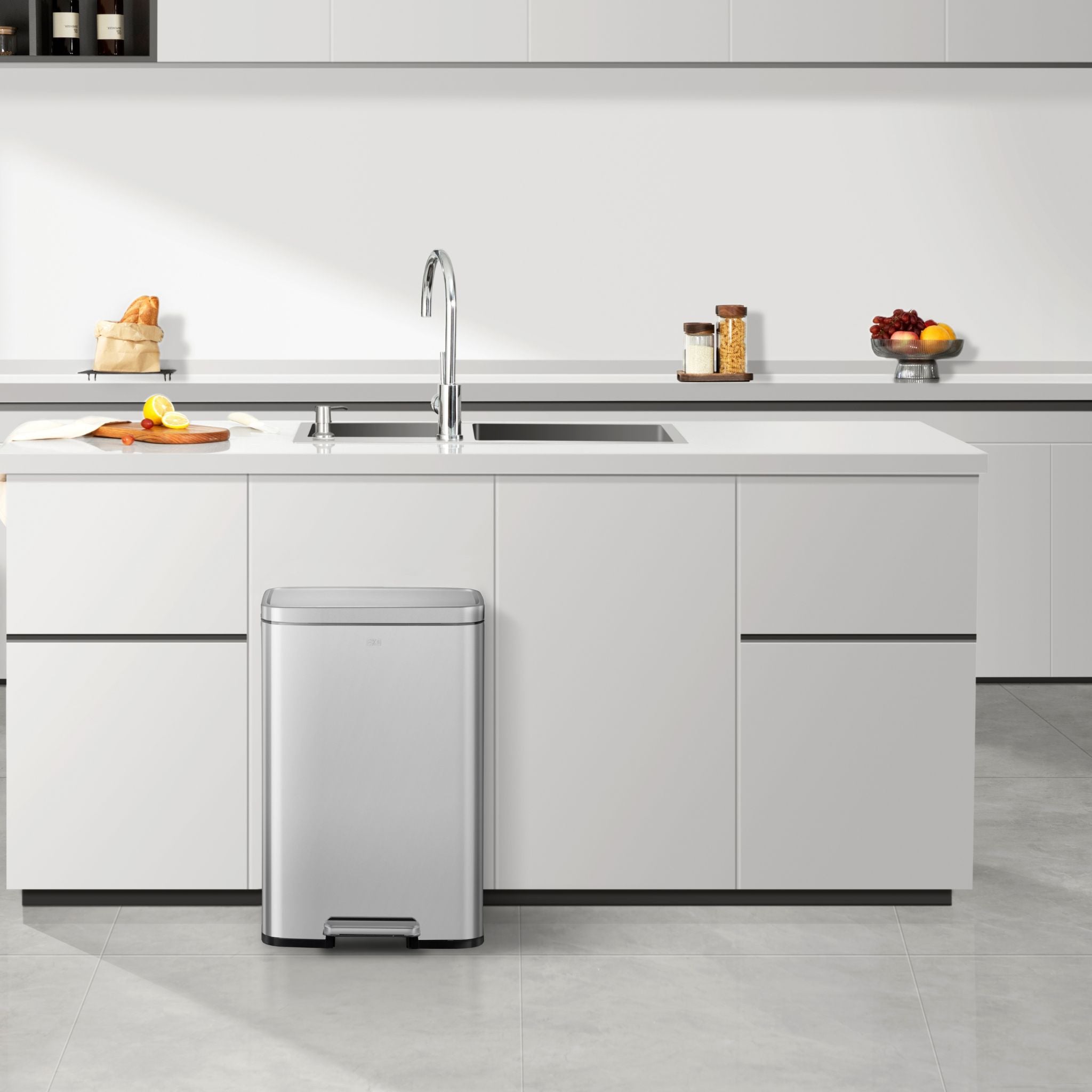 EKO Madison 50L Stay Open Kitchen Pedal Bin