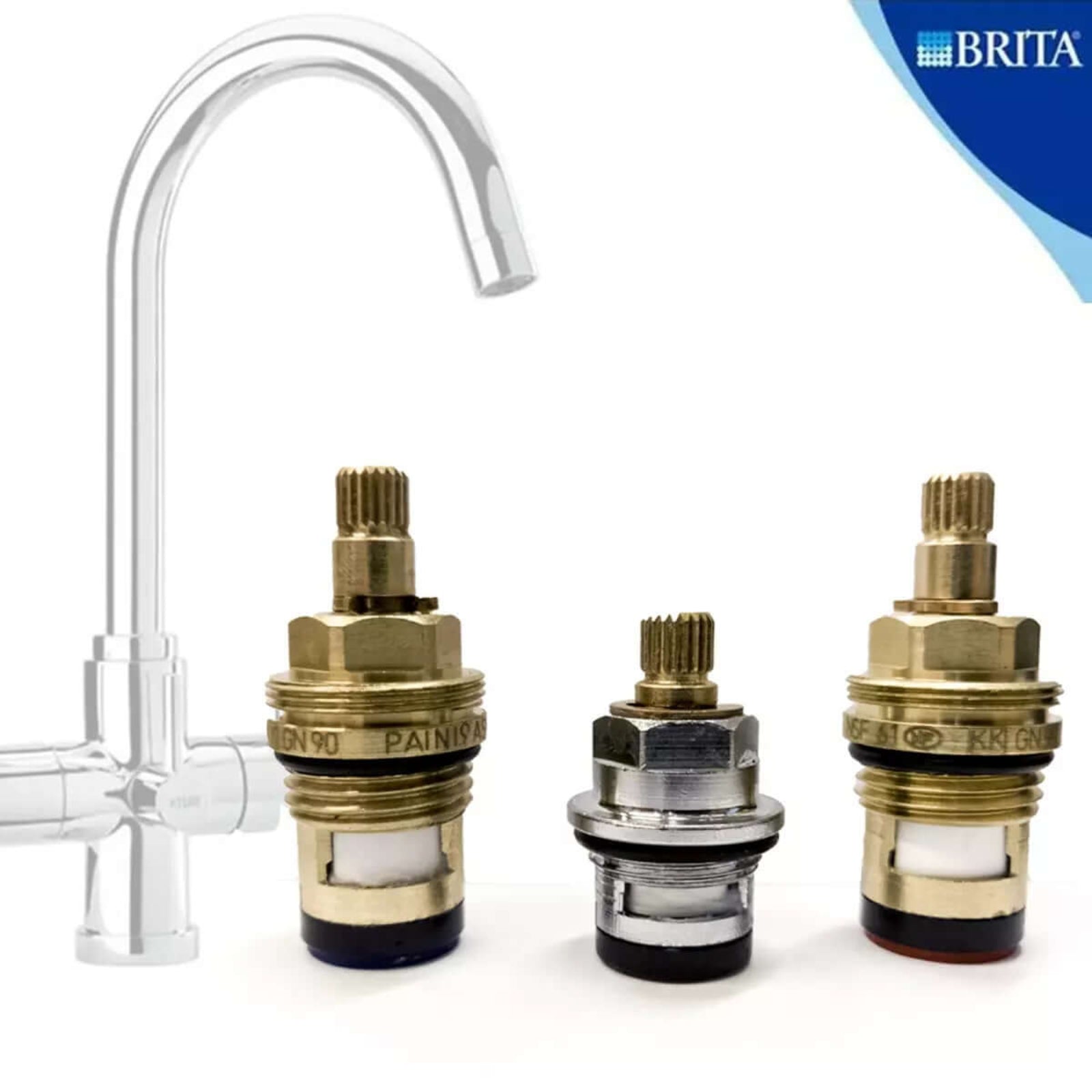 Paini Replacement Ceramic Valve Compatible with Brita Torlan & Kelda Filter Taps