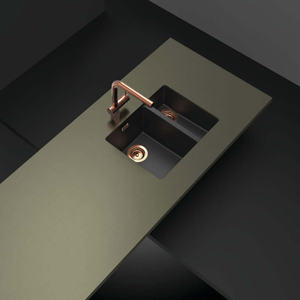Schock Greenwich N 150 1.5 Bowl Granite Kitchen Sink & Waste