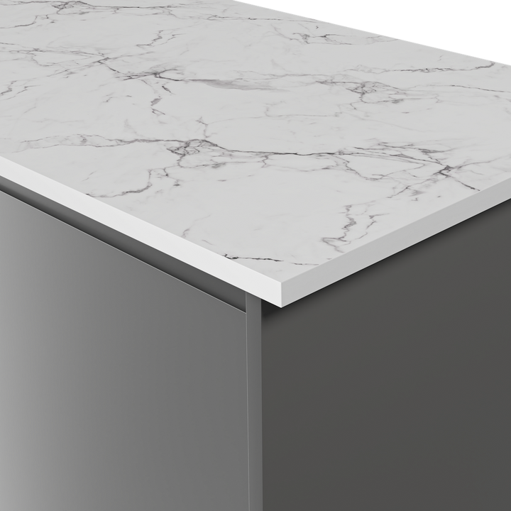 Aria F3460 Calacatta Marble - Satin NDF Texture - White Core