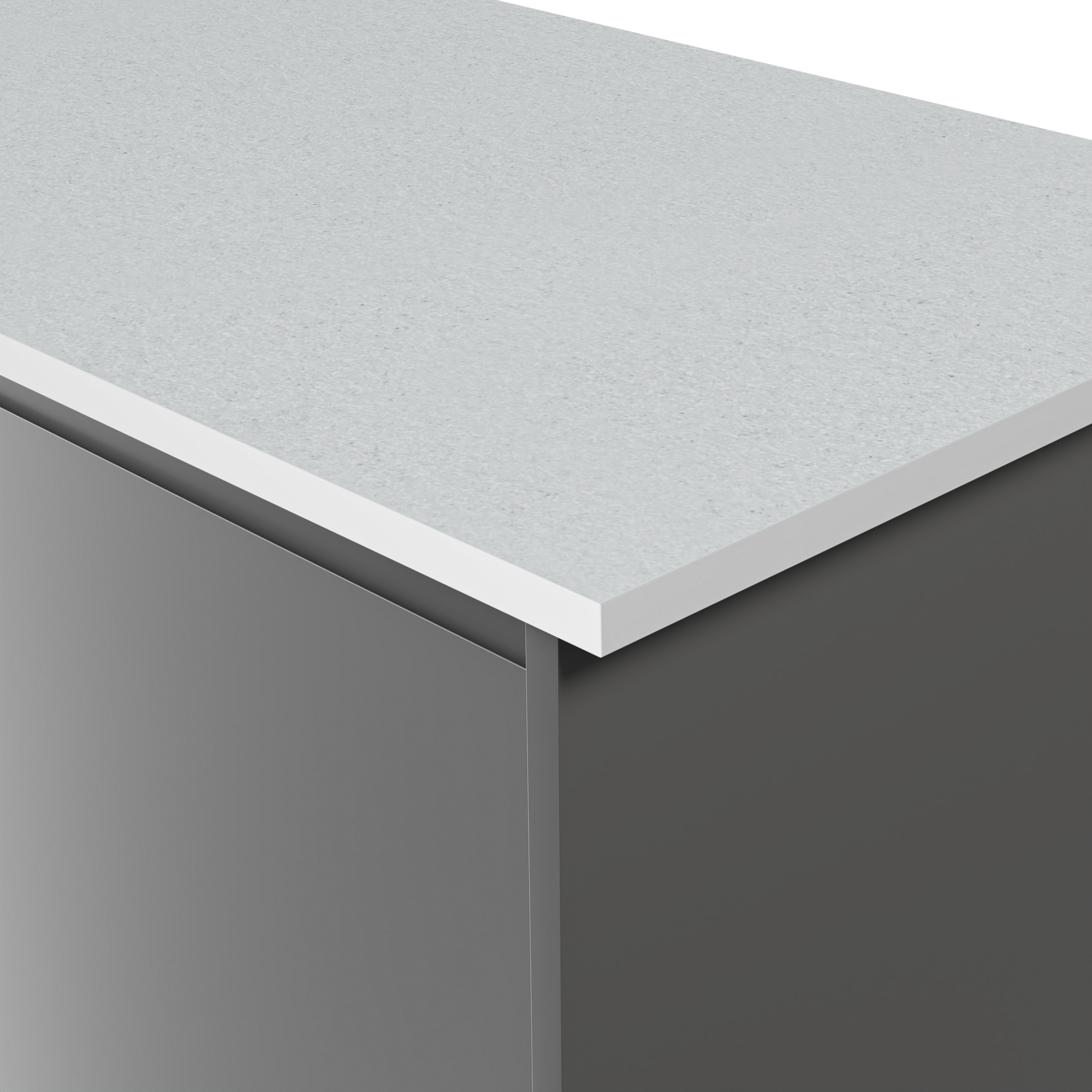Aria F5212 Ice Quarstone - Riverwash Texture - White Core