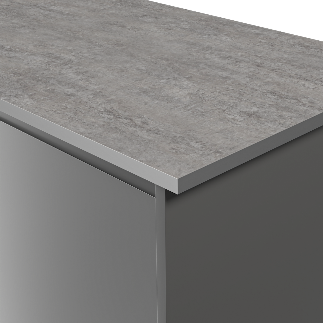 Aria F8830 Elemental Concrete - Scovato Texture - Grey Core