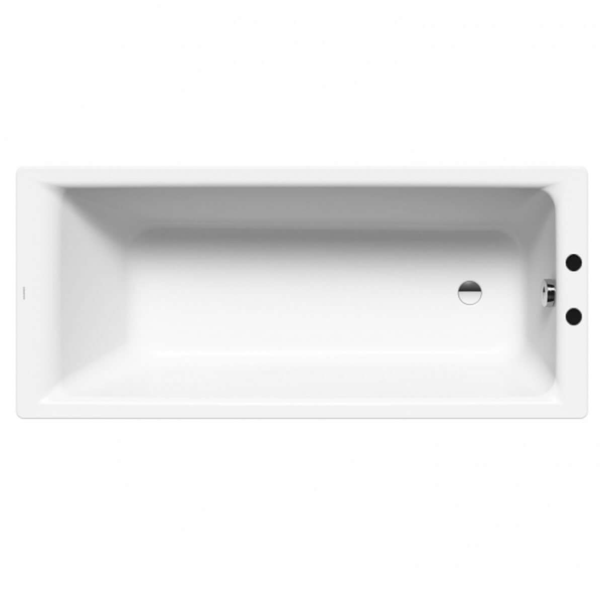 Kaldewei Puro 1800 x 800mm White 2 Tap Holes Bath