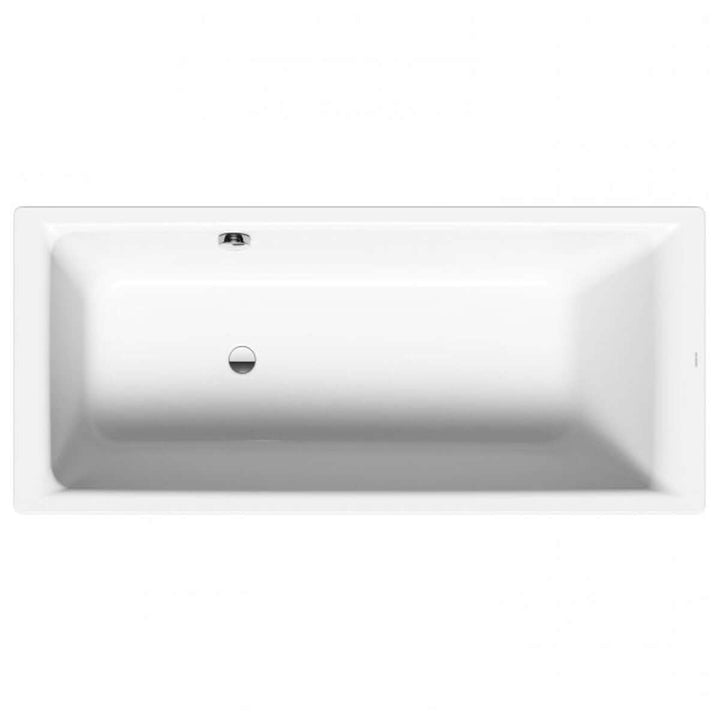 Kaldewei Puro Side Overflow 1700 x 700mm White 0 Tap Hole Bath with Right Hand Side Overflow