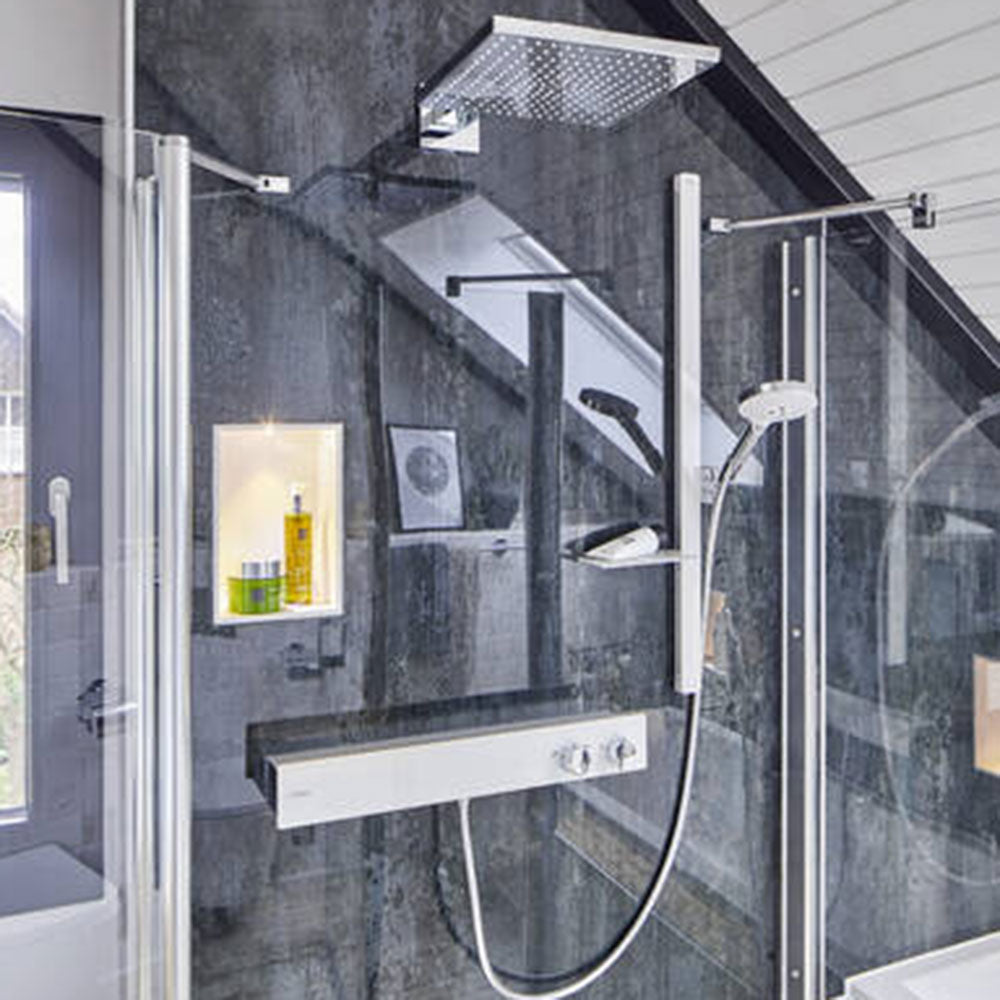 Hansgrohe Raindance E Chrome 300 1 Jet Overhead Shower & Shower Arm