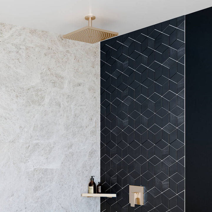 Hansgrohe Raindance E Brushed Bronze 300 1 Jet Overhead Shower With Ceiling Connector