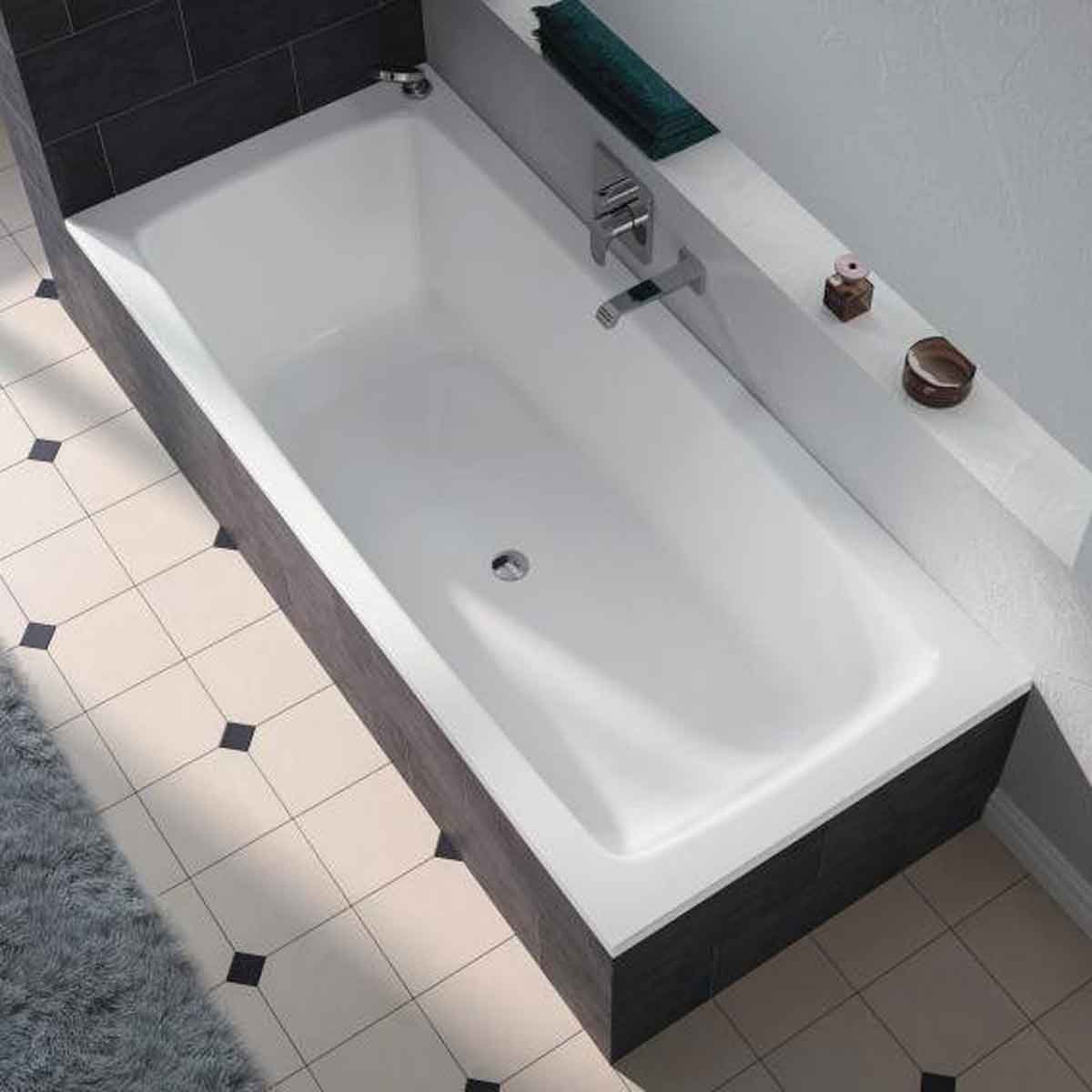 Kaldewei Cayono Duo 1800 x 800mm White 0 Tap Hole Bath