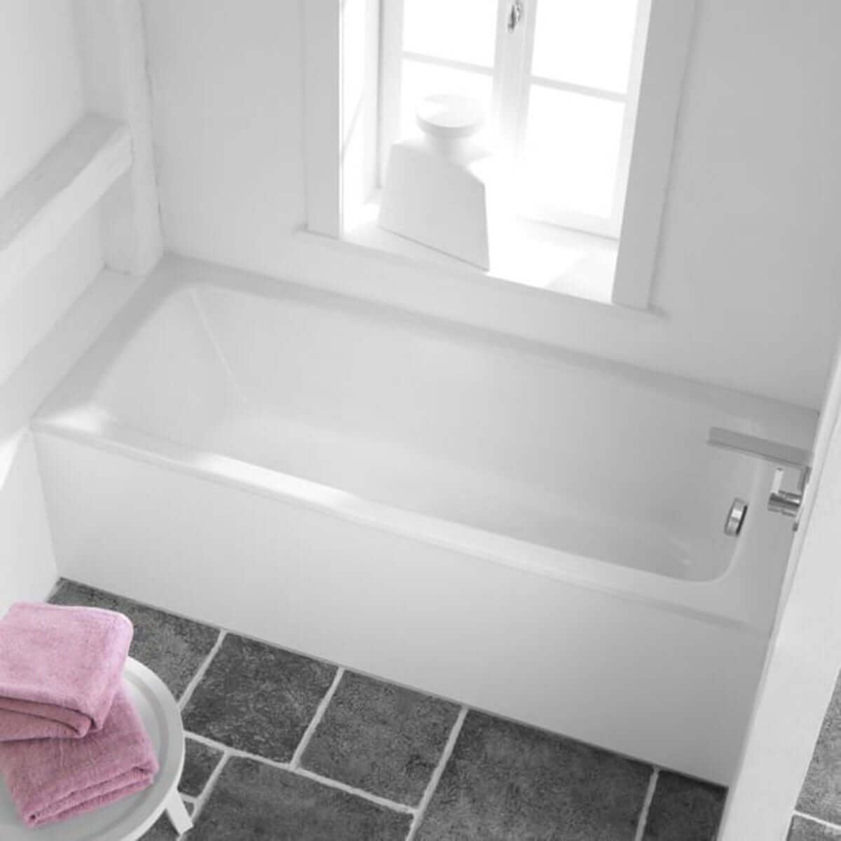Kaldewei Cayono Single Ended Steel Enamel Bath - Alpine White (All Sizes & Tap Holes)